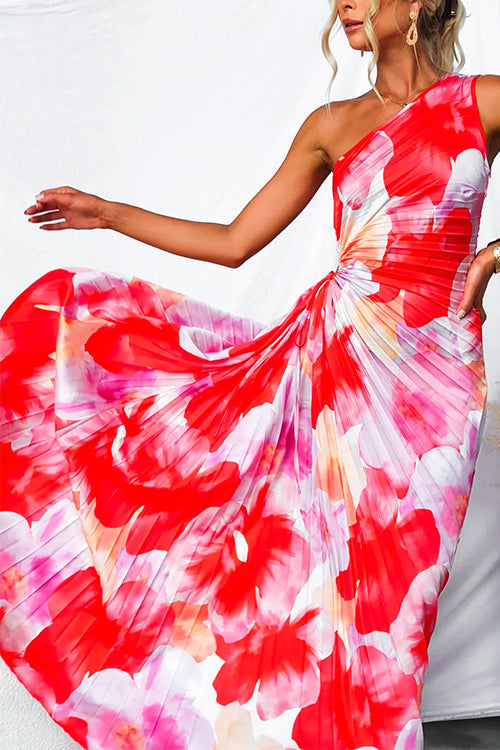 Ellis & Johnson™ | Pleated One-Shoulder Dress