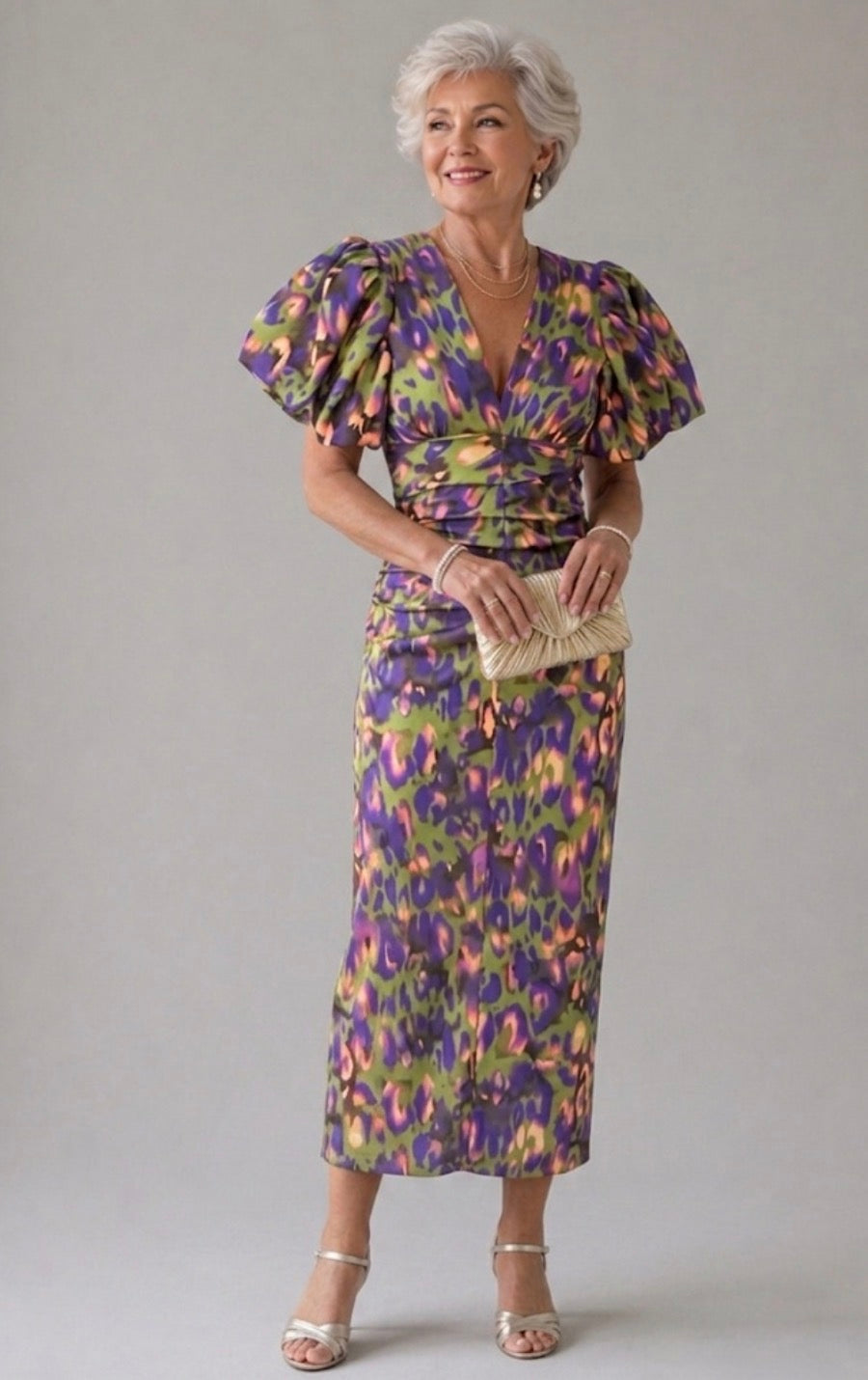 Ellis & Johnson™ | Vivid Pleated Midi Dress