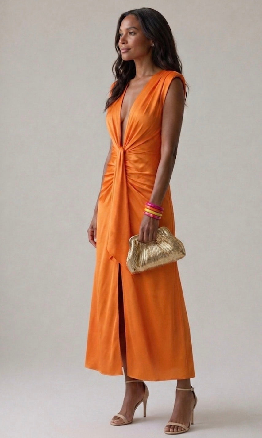Ellis & Johnson™ | Elegant Pleated Dress