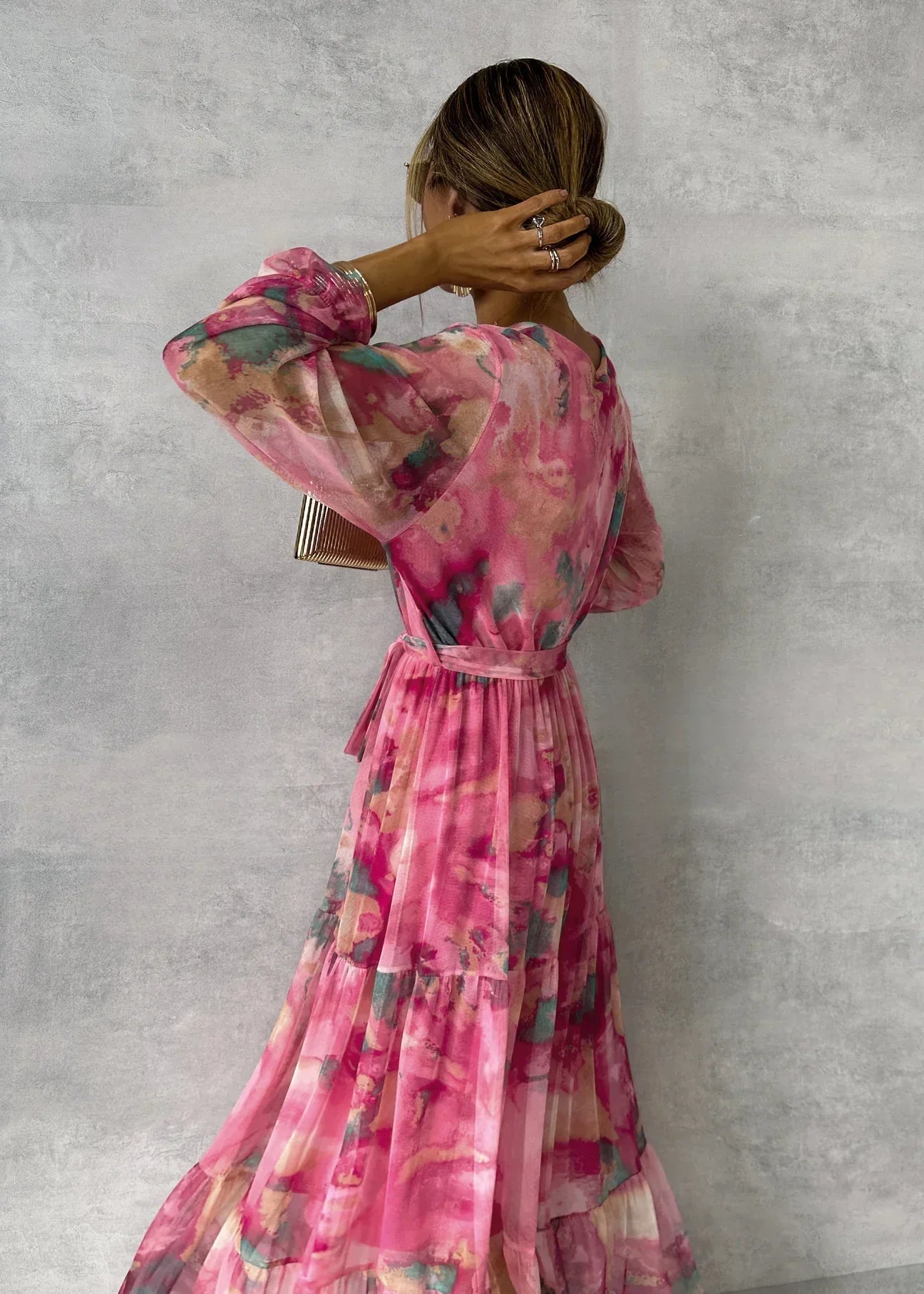 Ellis & Johnson™ | Wrap Dress with Floral Print