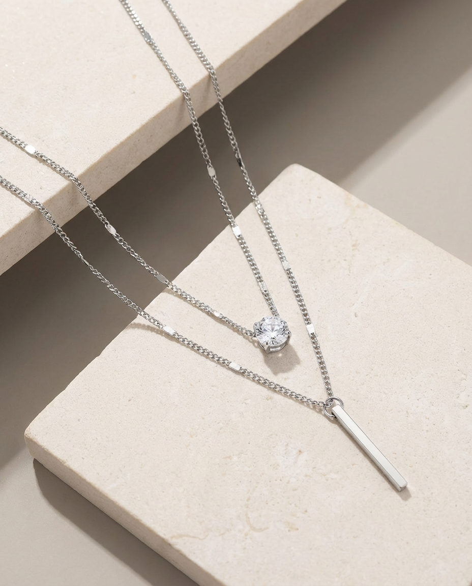 Elegance Duo Necklace Set