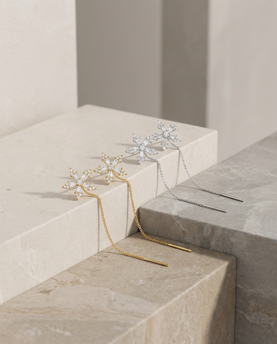 Flora Zirconia Earrings