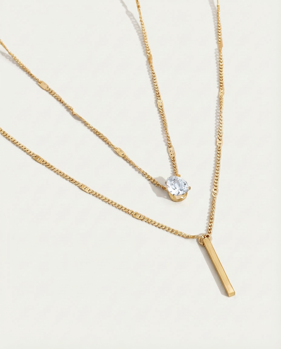 Elegance Duo Necklace Set