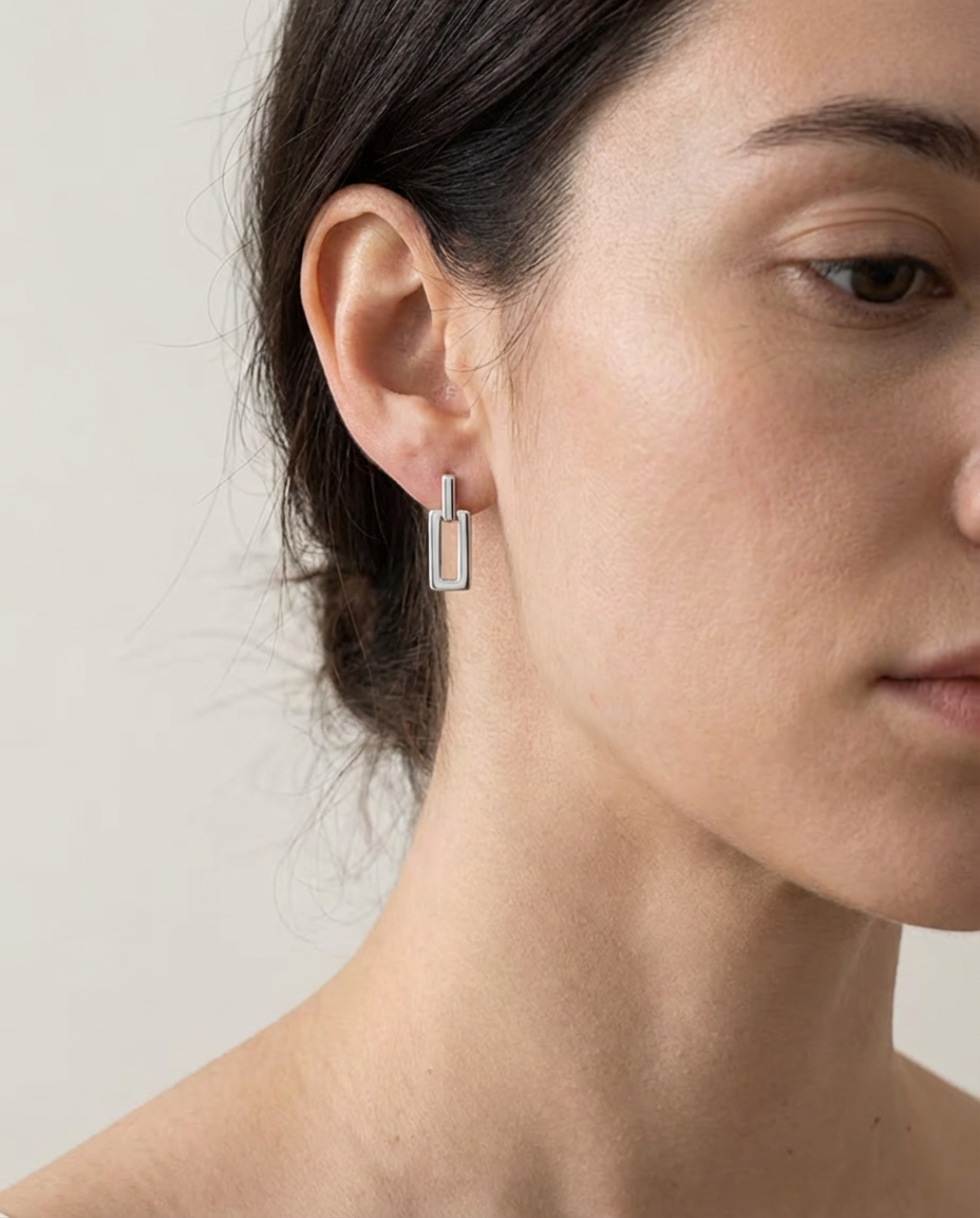 Linea Rectangle Earrings