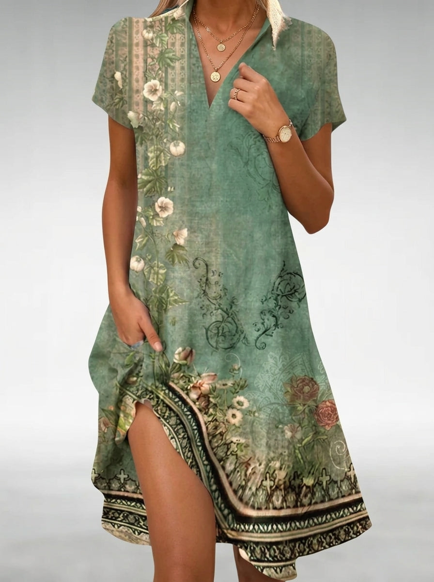 Moira™ Lightweight Comfort Midi Dress