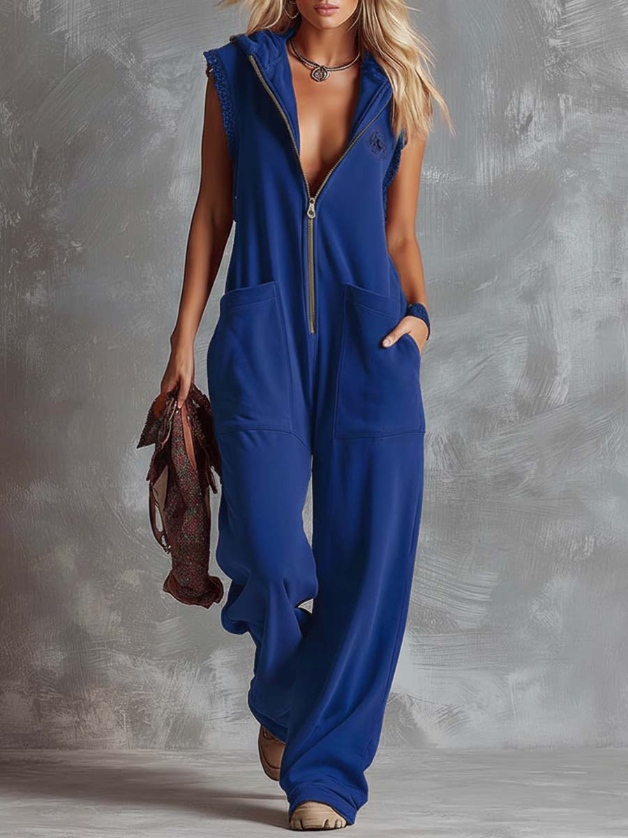 Danuta – retro sporty jumpsuit