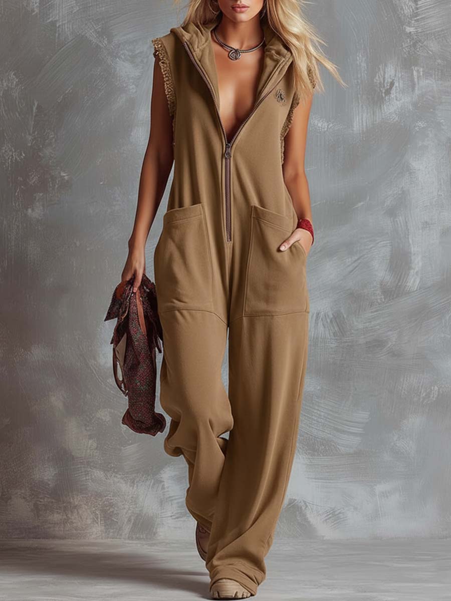Danuta – retro sporty jumpsuit