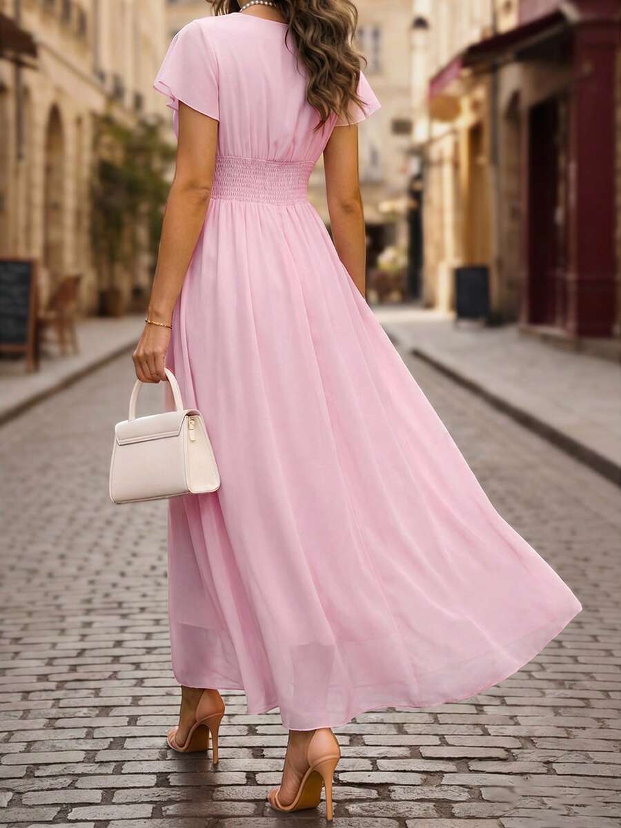 Emery Floral V-Neck Dress