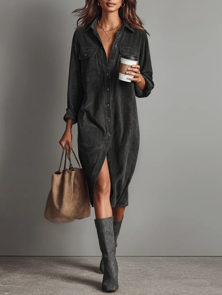 Ruby | Double Chest Pocket Dress