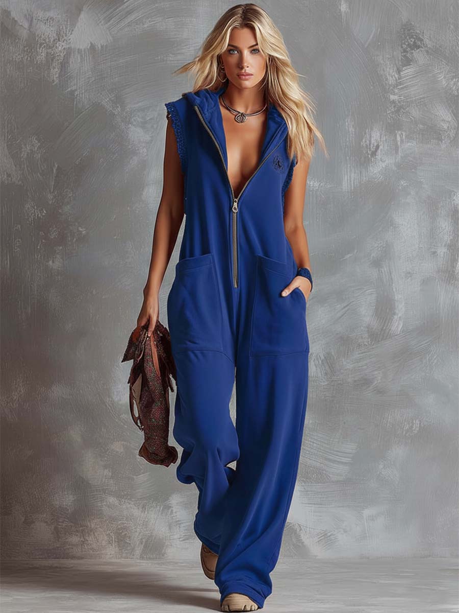 Danuta – retro sporty jumpsuit