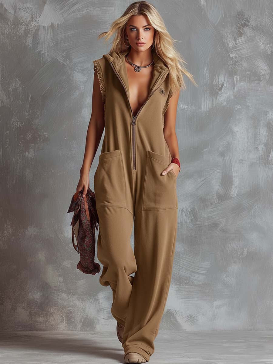 Danuta – retro sporty jumpsuit