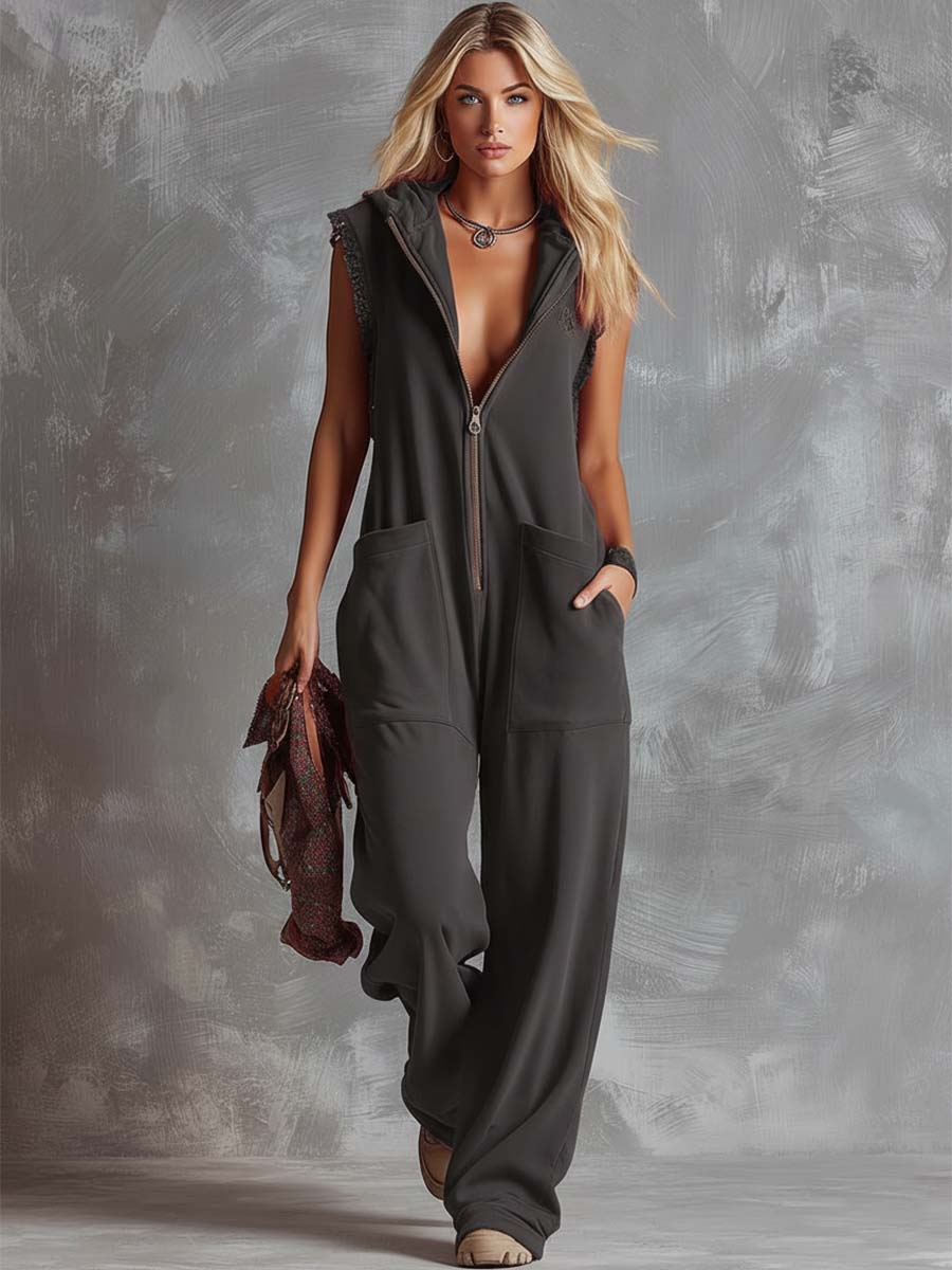 Danuta – retro sporty jumpsuit