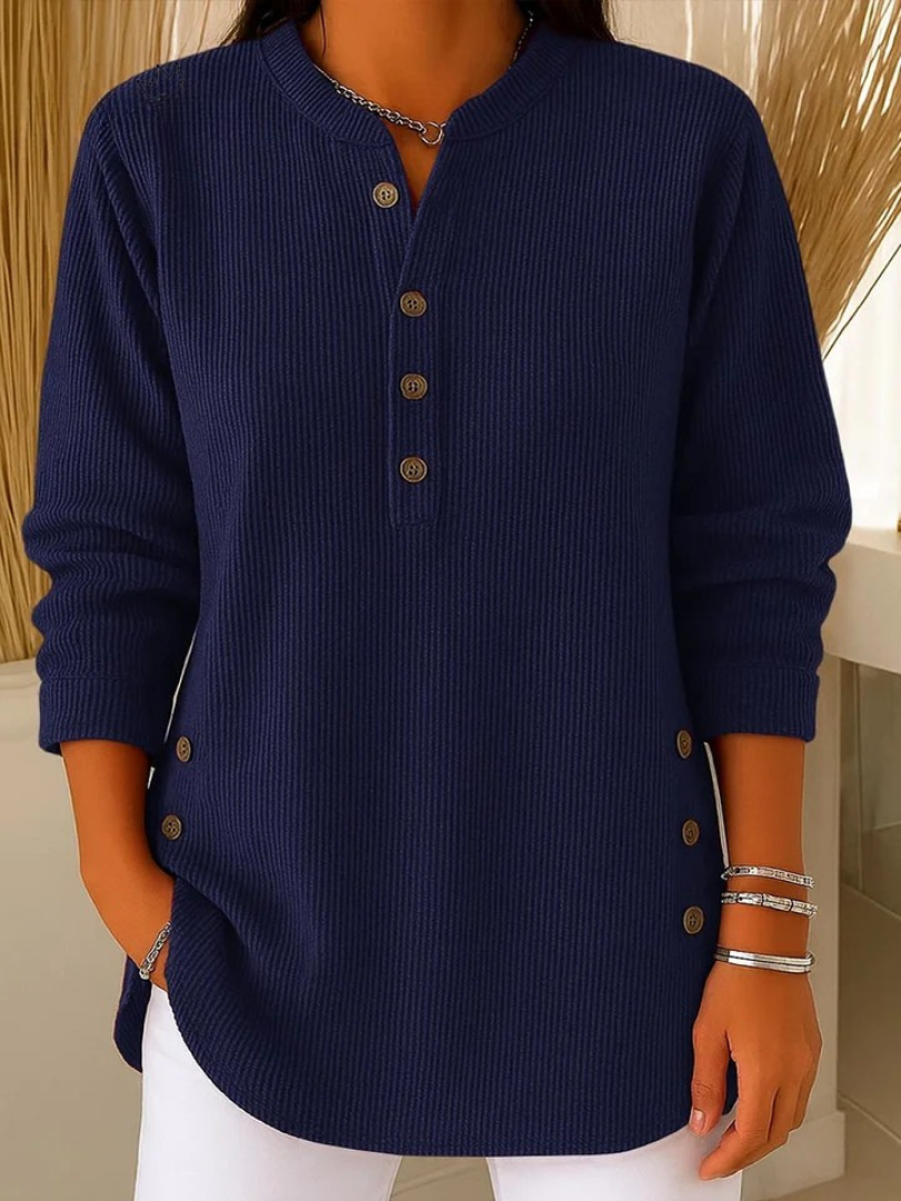 Eden | Button Henley Tunic