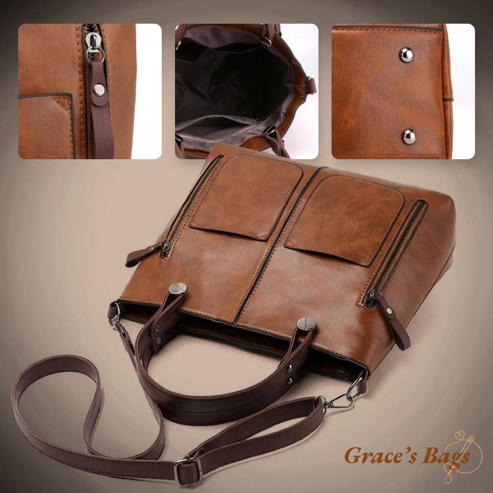 Ilse’s Timeless Elegance | Shoulder Leather Bag