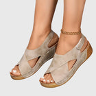 Beige Suede