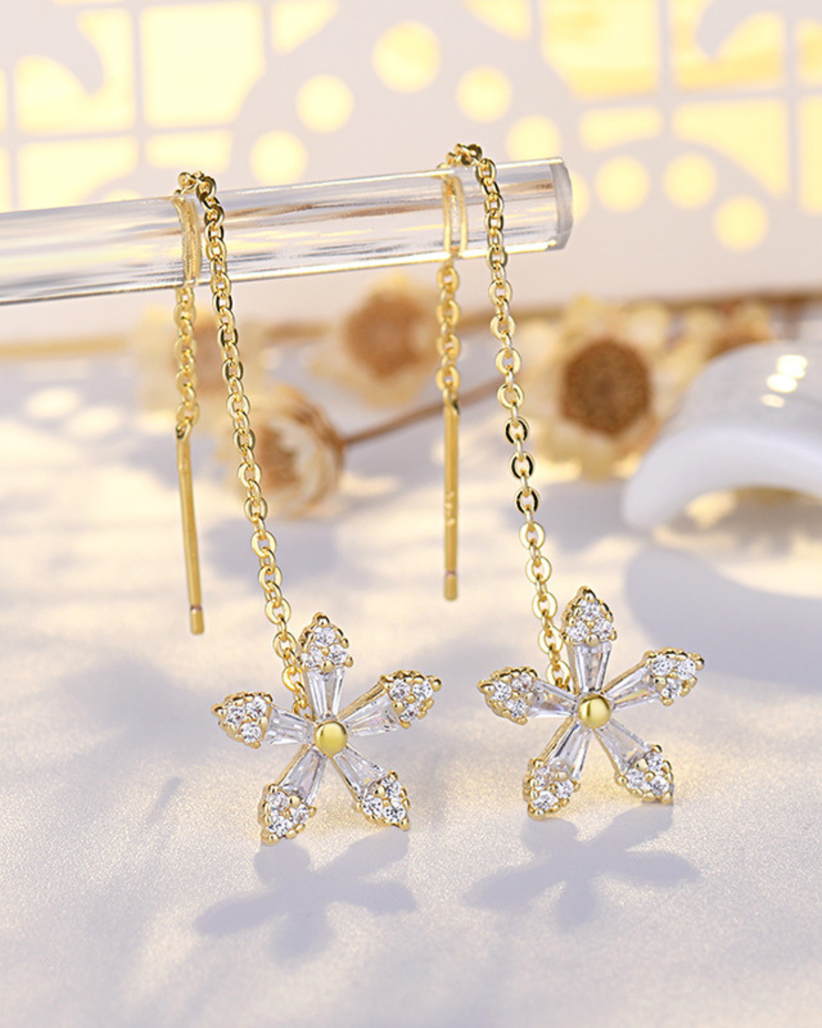 Flora Zirconia Earrings