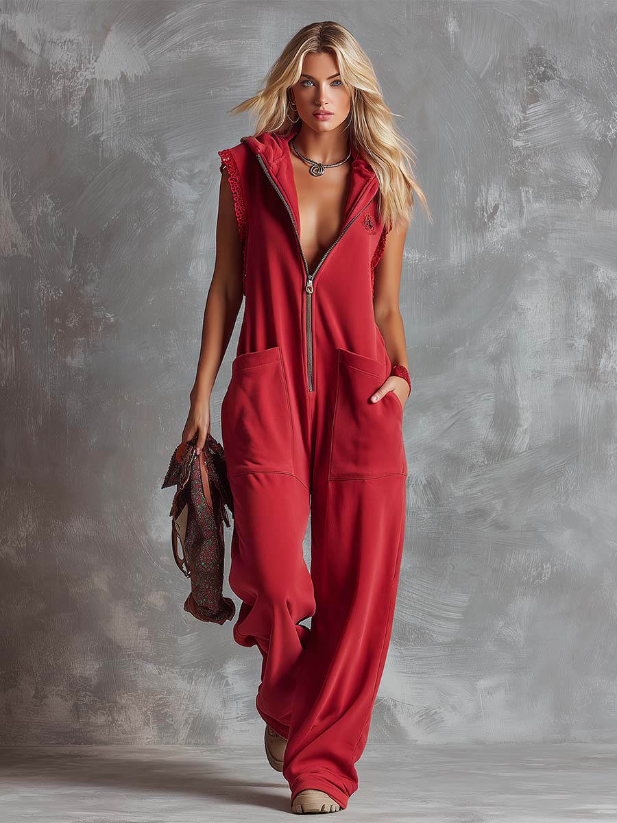 Danuta – retro sporty jumpsuit