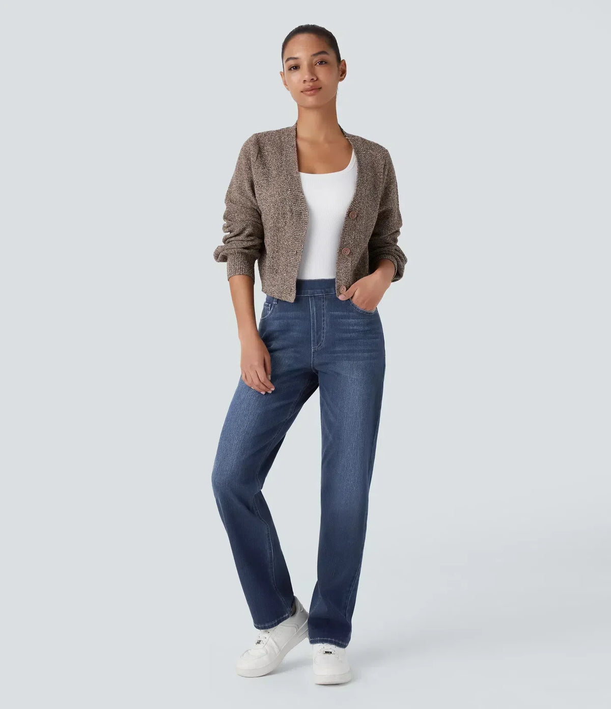 ComfortFit™ - Elastic and comfortable pants with high waist