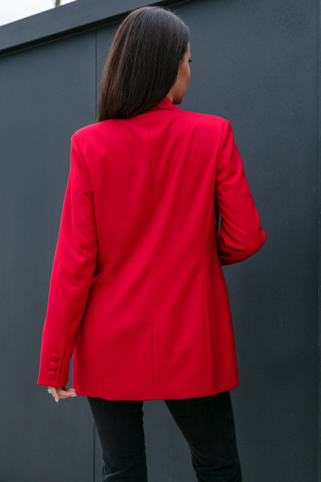 Refined Double-Breasted Long Sleeve Blazer – Polished Business & Casual Wear