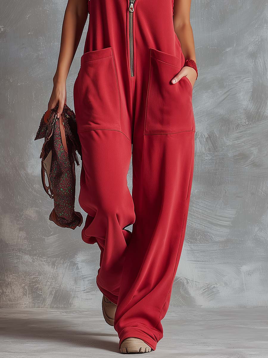 Danuta – retro sporty jumpsuit