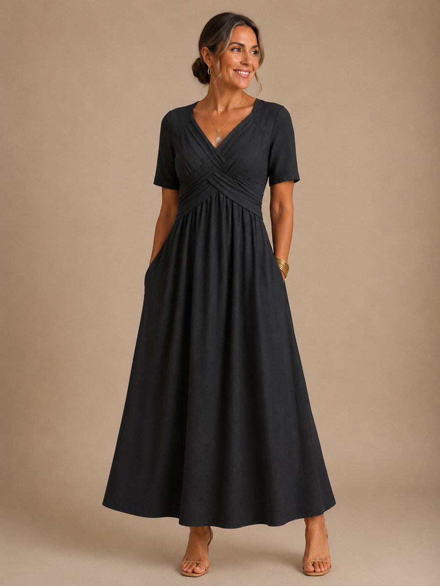 Angeli™ | Elegant Midi Dress