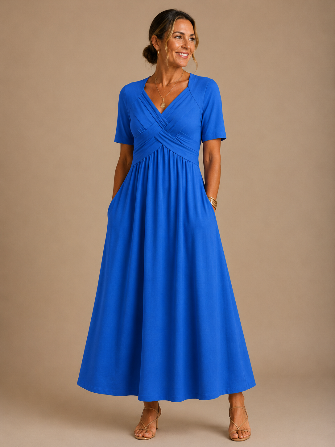 Angeli™ | Elegant Midi Dress
