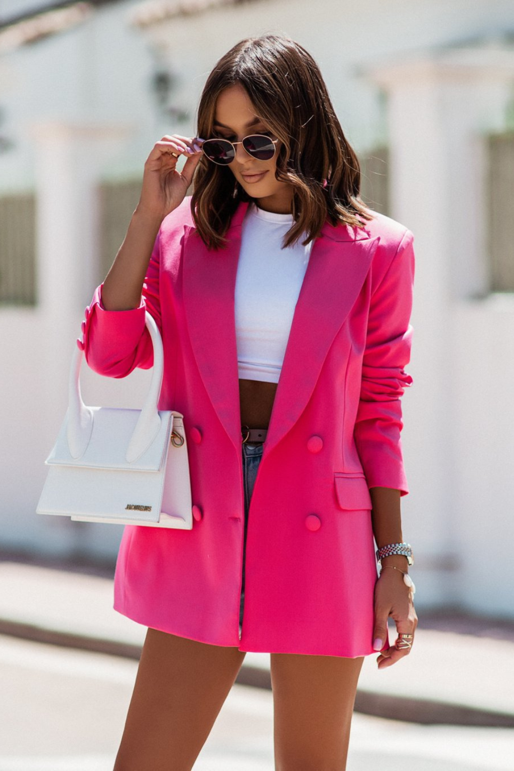 Refined Double-Breasted Long Sleeve Blazer – Polished Business & Casual Wear