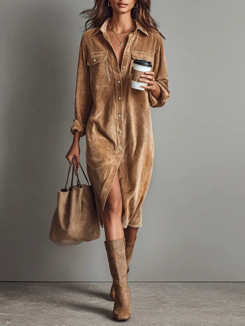 Ruby | Double Chest Pocket Dress
