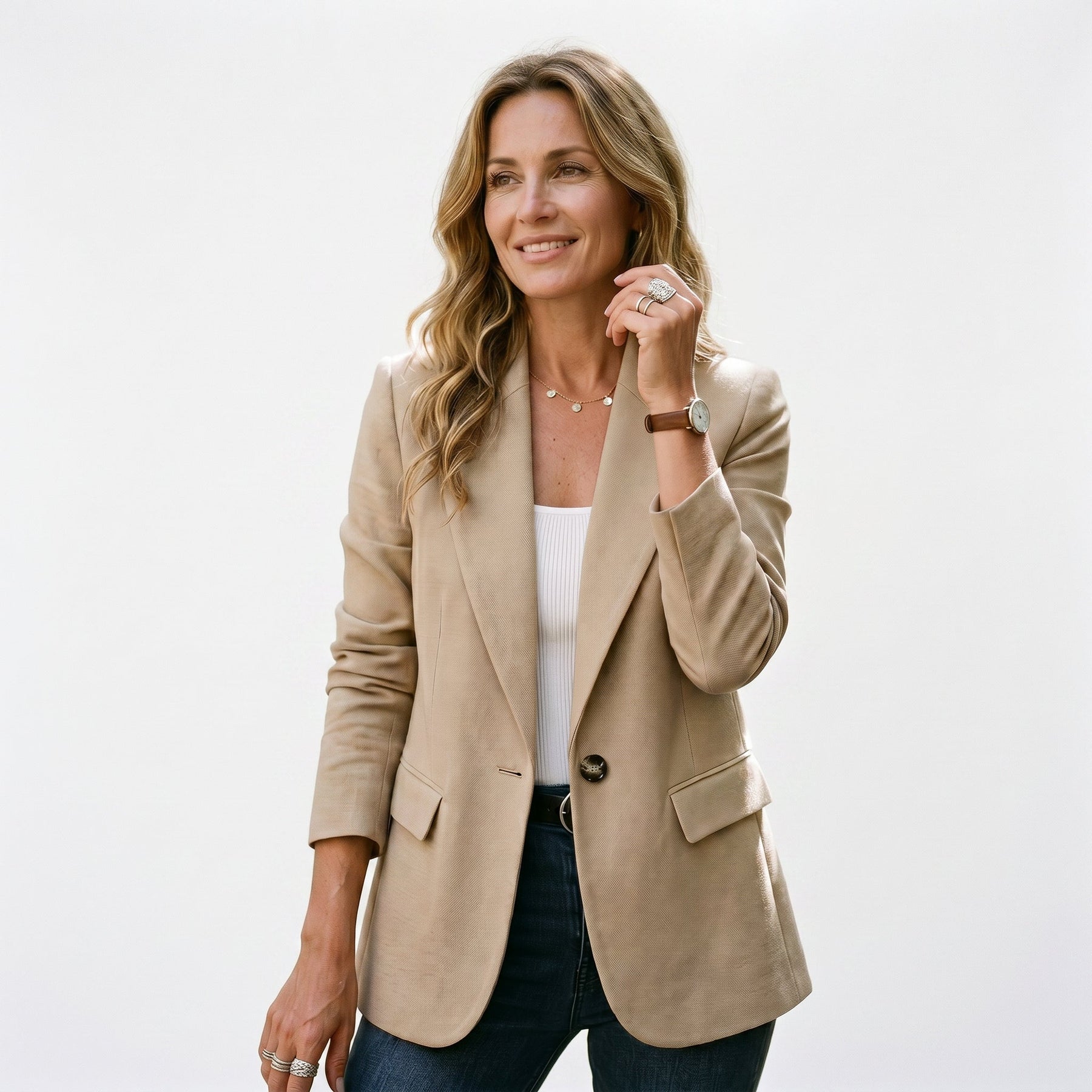 Olivia - Elegant Tailored Blazer for Women