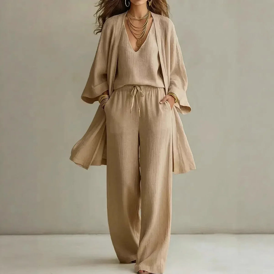 Bailey Linen 3 Piece Co-ord Set