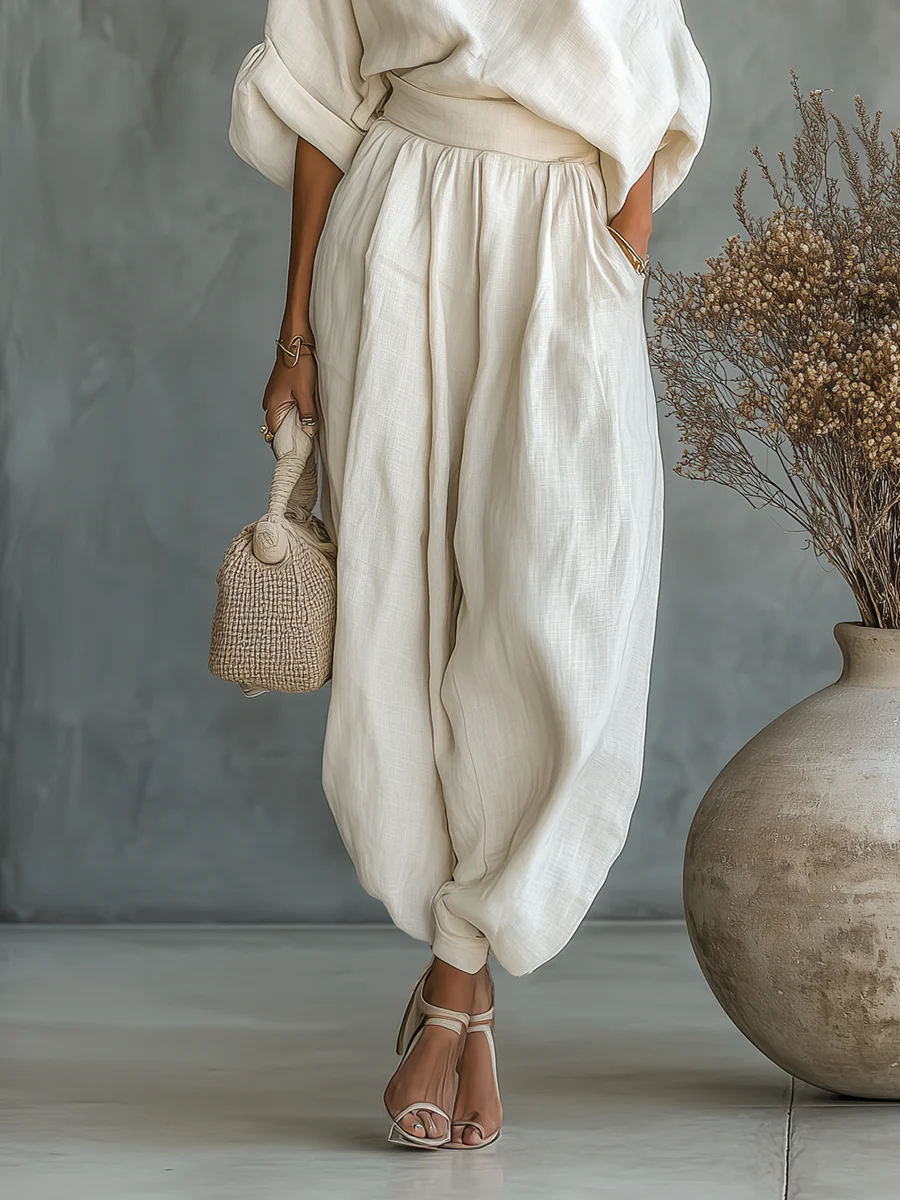 Eleonora – Elegant One-Shoulder Two-Piece Set