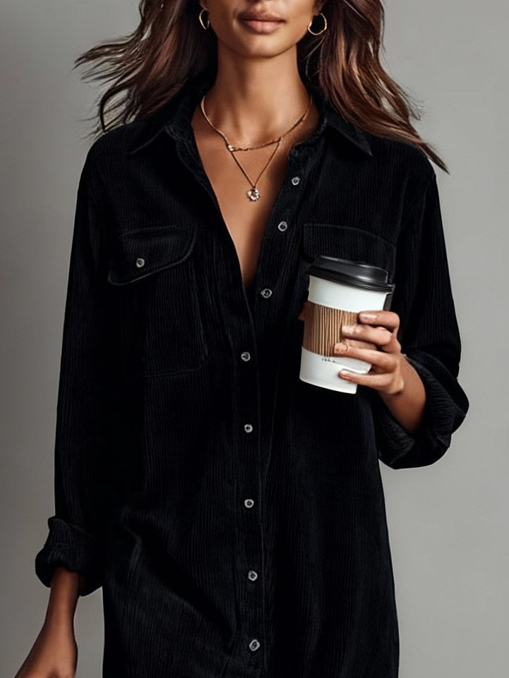 Brooke | Single Breasted Midi Dress