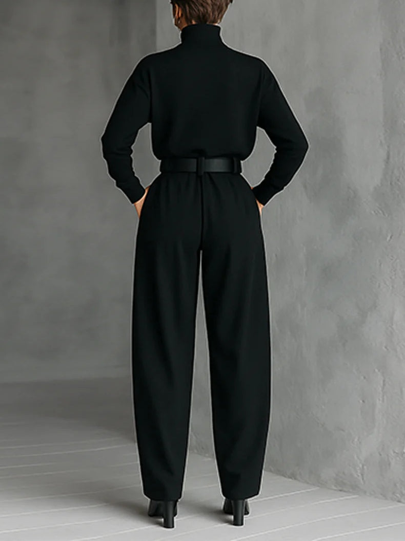 Nolya | Turtleneck Sweater & Straight Pants