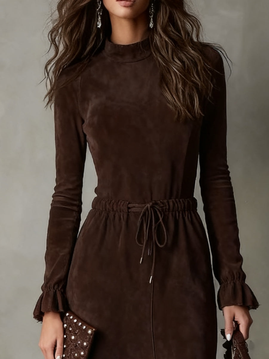 Ella | Drawstring Midi Dress