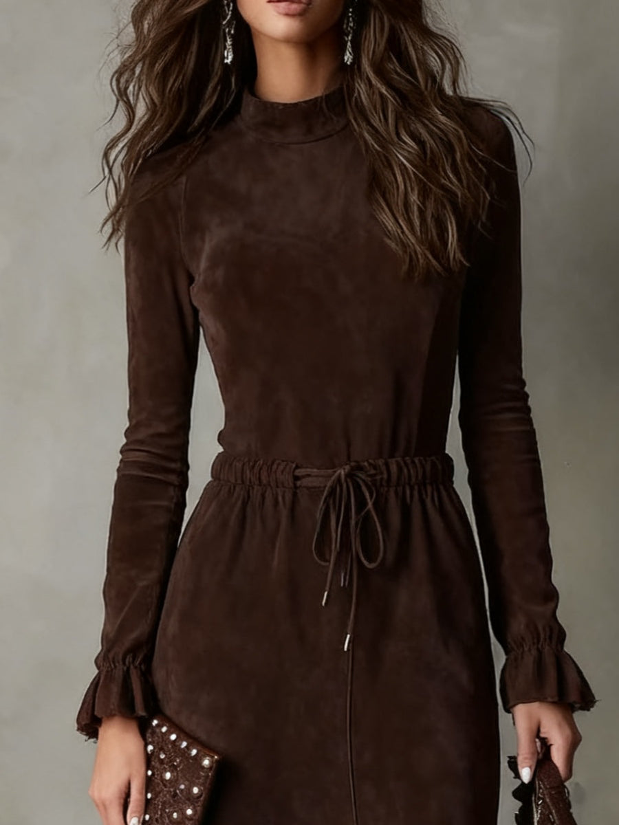 Ella | Drawstring Midi Dress
