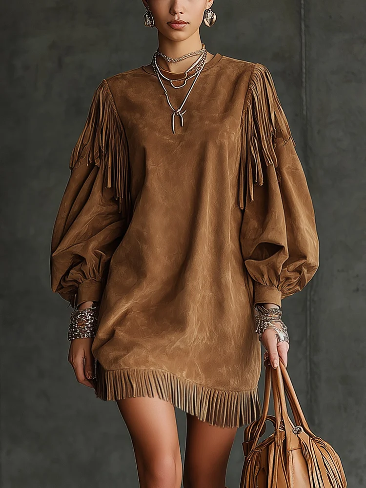 Hayley | Vintage Sleeve Mini Dress