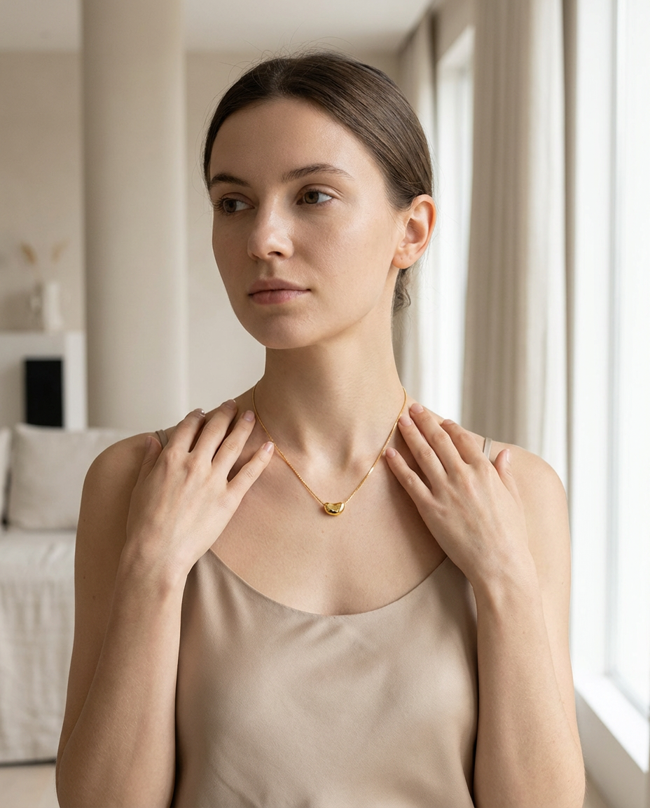 Bean Drop Necklace