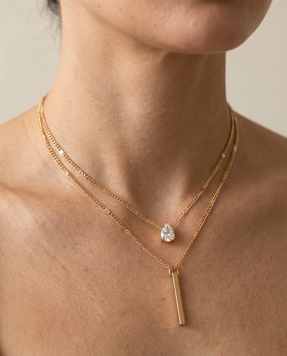 Elegance Duo Necklace Set