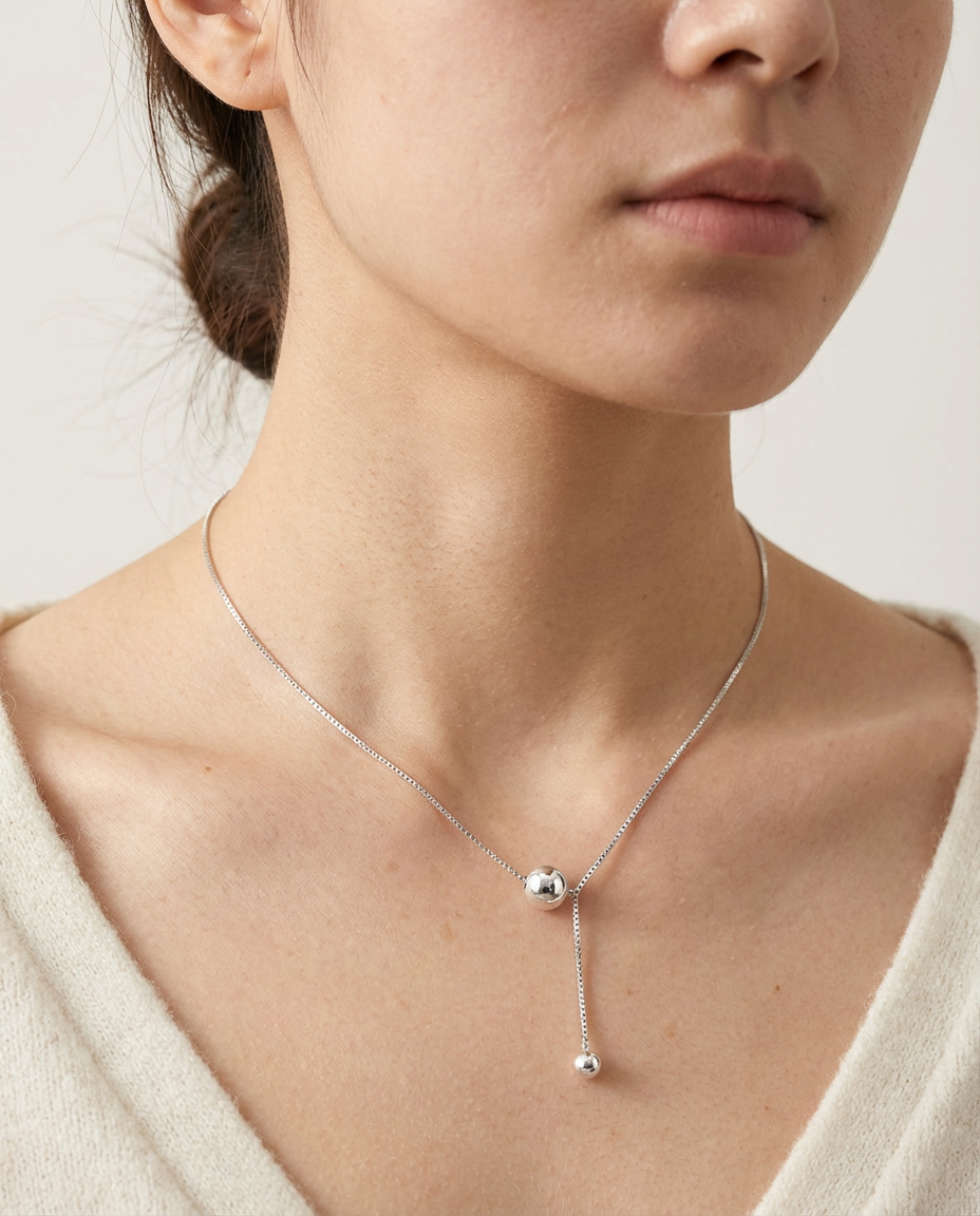 Sphere Line Necklace