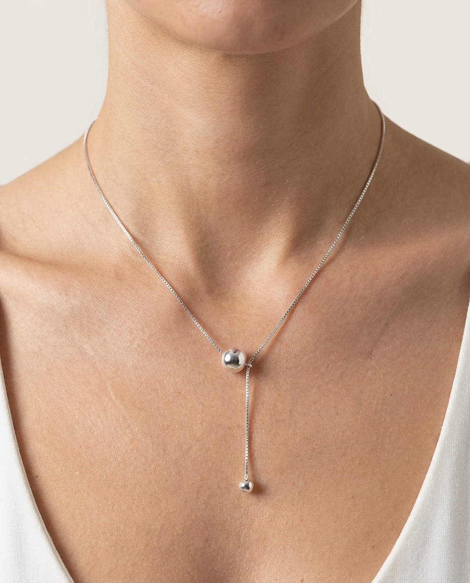 Sphere Line Necklace
