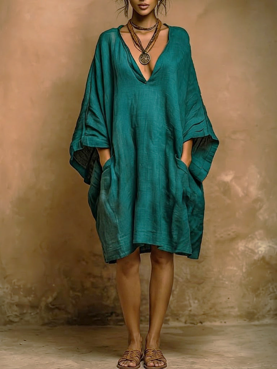 Fiorella – Relaxed Elegance Linen and Cotton Dress